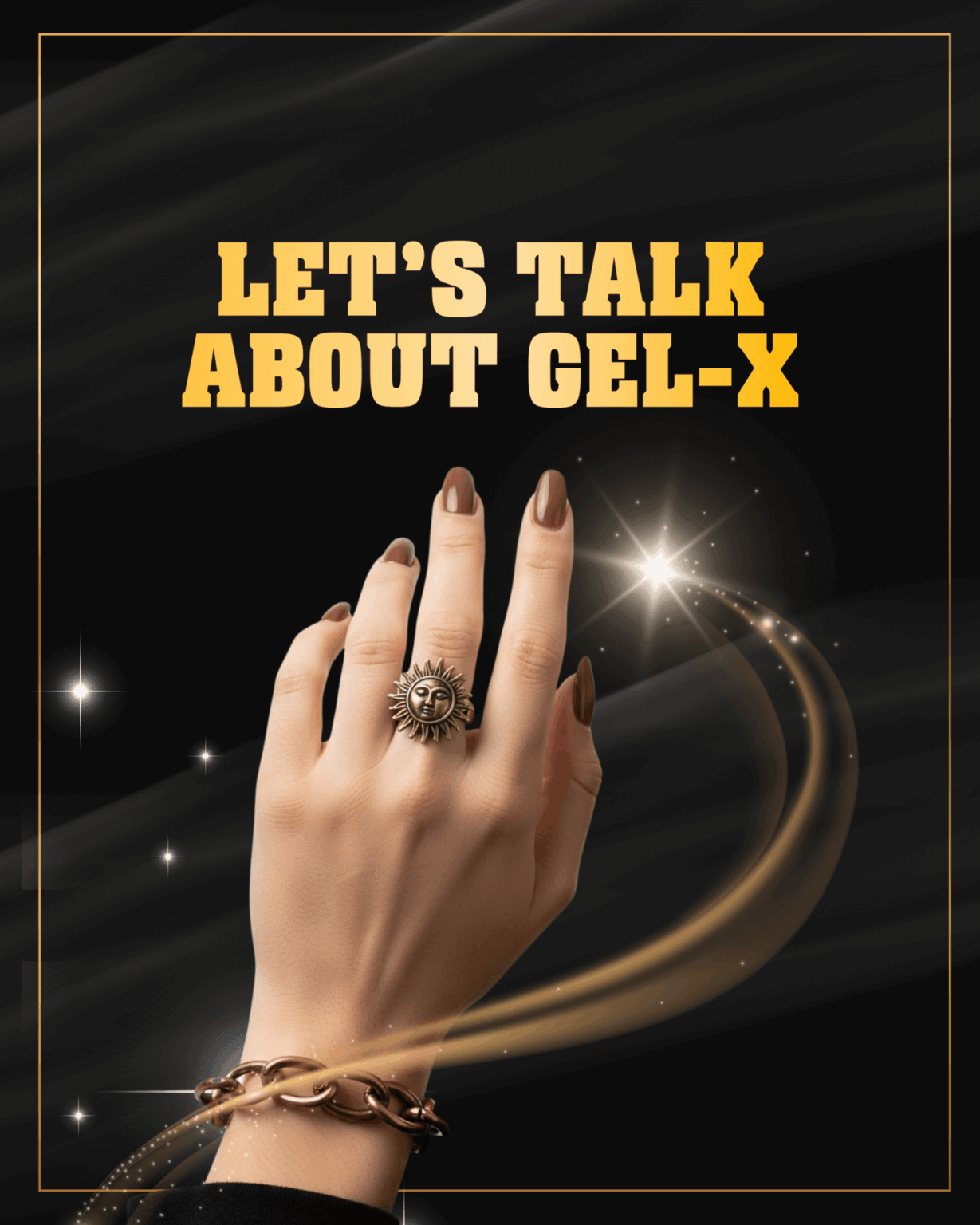 Modern Gel-X nails with a clean, polished finish.