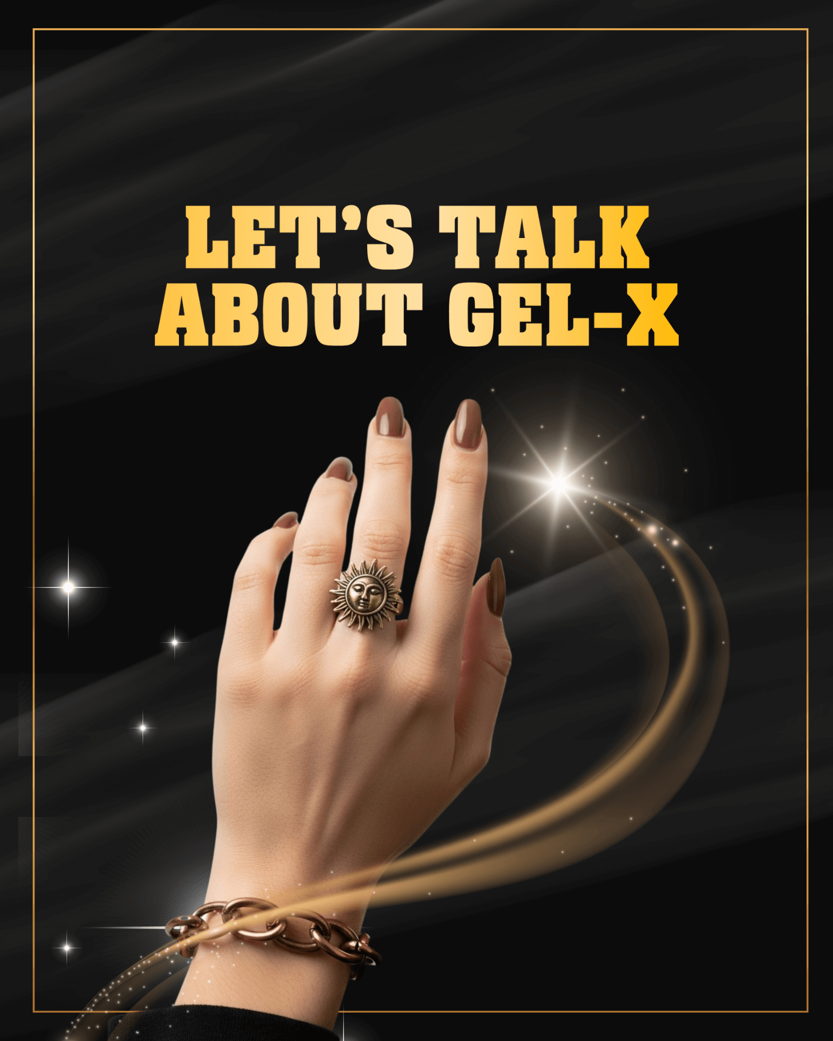 Modern Gel-X nails with a clean, polished finish.