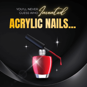 Acrylic nail application with a clean, natural finish.